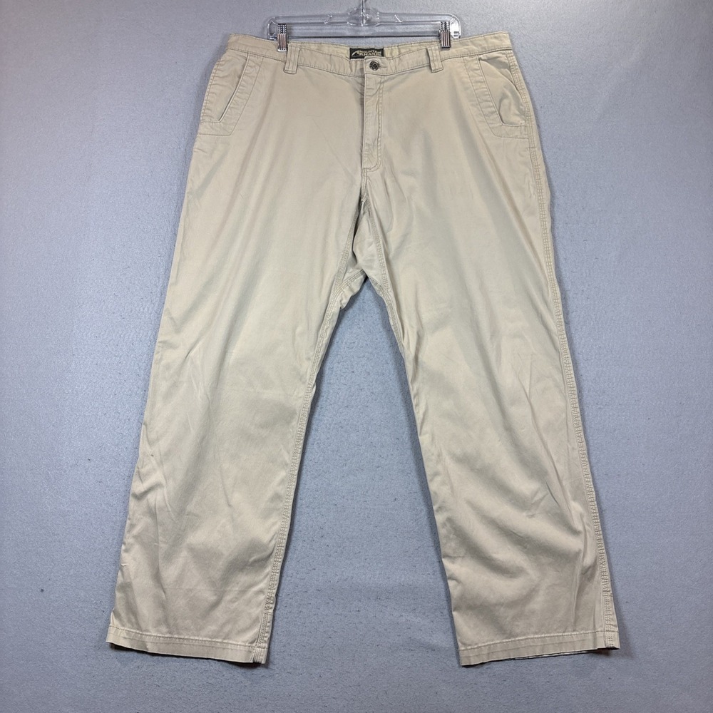Mountain Khakis Lake Lodge Relaxed Fit Pants Khaki 40X32 Twill